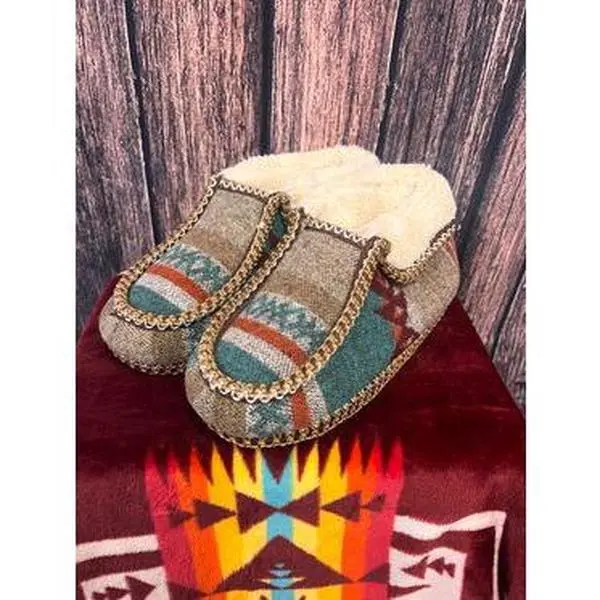 Women's 'Jenna' Ankle Boot Aztec Slippers