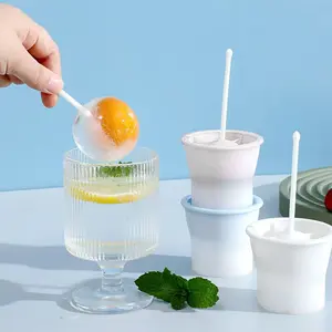 Ice Ball Molds, Round Ice Cube Molds, Spherical Ice Cubes for Whiskey, Cocktails, Bourbon Cocktail Ice Cube Mold Kitchen Utensils