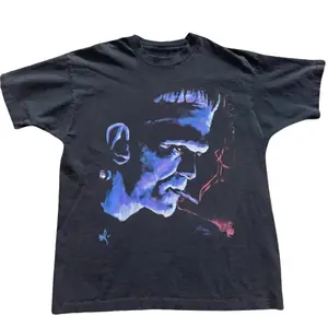 Gildan Men's and Women's T-shirt, Frankenstein Movie Graphic Tee, Movie Tee, Unisex T-shirt, Gift T-shirt, Y2k Unisex Graphic Tees Gothic Grunge Emo Scene Amity Affliction Style Clothes Menswear Womenswear Streetwear