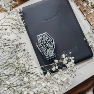 Death By TBR Coffin Kindle / Phone Grip | Bookish Tech Accessories | Book Lover Gift | Booktok Reader Merch