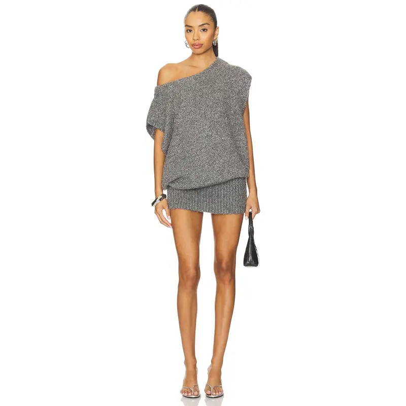 grey sweater dress outfits - TikTok Shop
