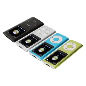 Retro 1.8-Inch LCD Screen MP3 Player, 2026 Aluminum Alloy, Stylish Slim Portable Audio Device with Lossless Sound, Multifunctional Button Operation, Memory Card Compatibility, Headphone Support