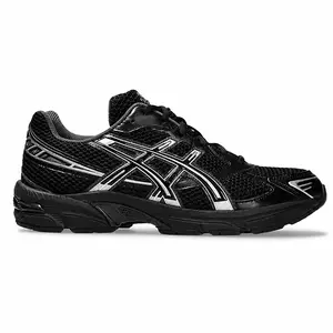 ASICS Gel-1130 Men's Athletic Running Shoe, Outdoor Runner Sneaker, Trainer - Black, Pure Silver (SKU: 1201A906-001)