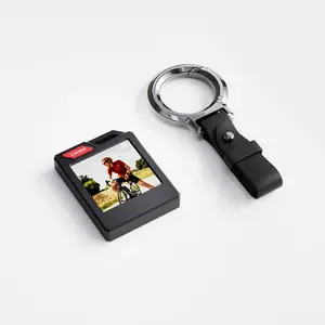 PhotoTag: Customizable e-ink tracker（with Keychain） for keys, wallets, luggage. Compatible with Apple Find My . Displays photos and emojis.  Up to 10 months of battery life and  IP65 waterproof. Replaceable battery.