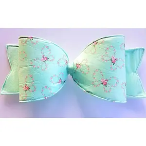 Shabby Chic Butterfly Fabric Wired Bow