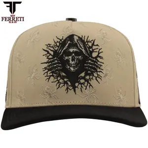 FERRETI HATS PREMIUM FT169 The Skull Baseball Cap For Men