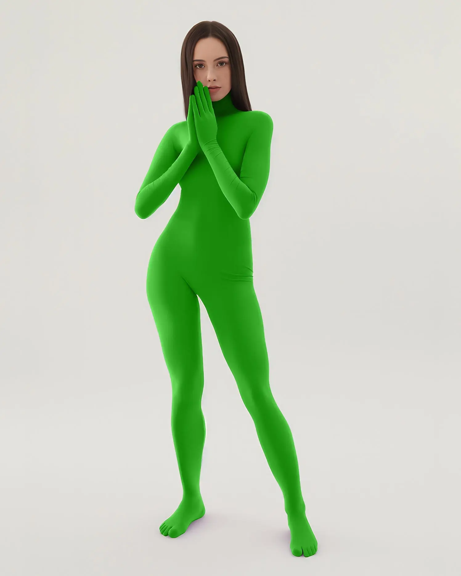Second Skin Catsuit - Kelly Green
