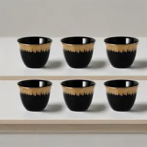 Ceramic Cup Set, Modern Design Durable Ceramics, Easy Clean, Perfect for Tea Coffee Water, Home Office Party Use, Drinkware, Ceramic Mug