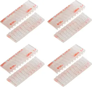 JUMINIZ 8 Pieces (2 Sets) EZ Pass Mounting Strips with Adhesive for EZ Pass/iPass Illinois/Sunpass Cars Windshield Toll Transponder Holders Sticky Replacement Double Sided Tape Sticker