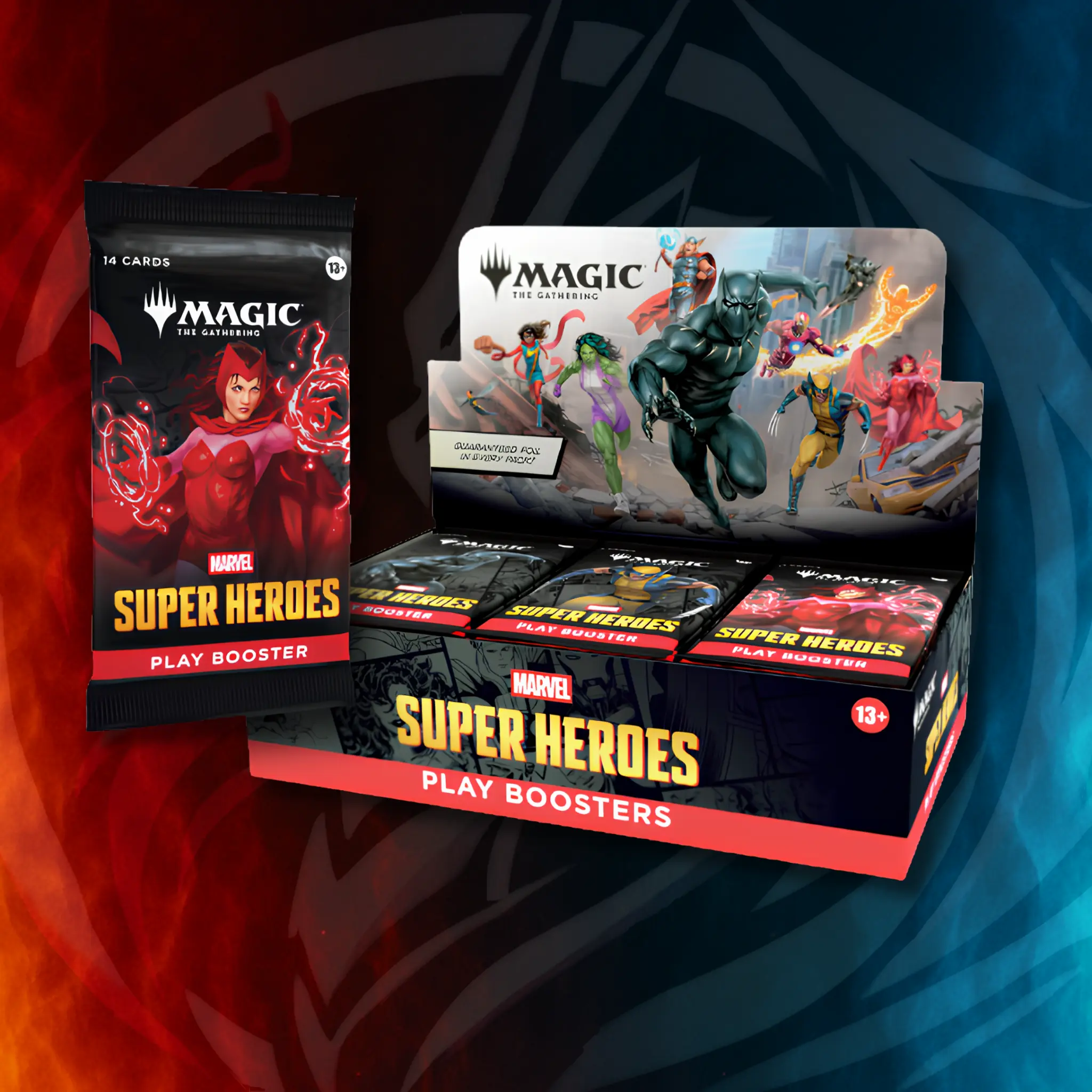 marvel mtg booster box MAGIC THE GATHERING MARVEL SUPER HEROES PLAY BOOSTER BOX PREORDER – Games  and Stuff