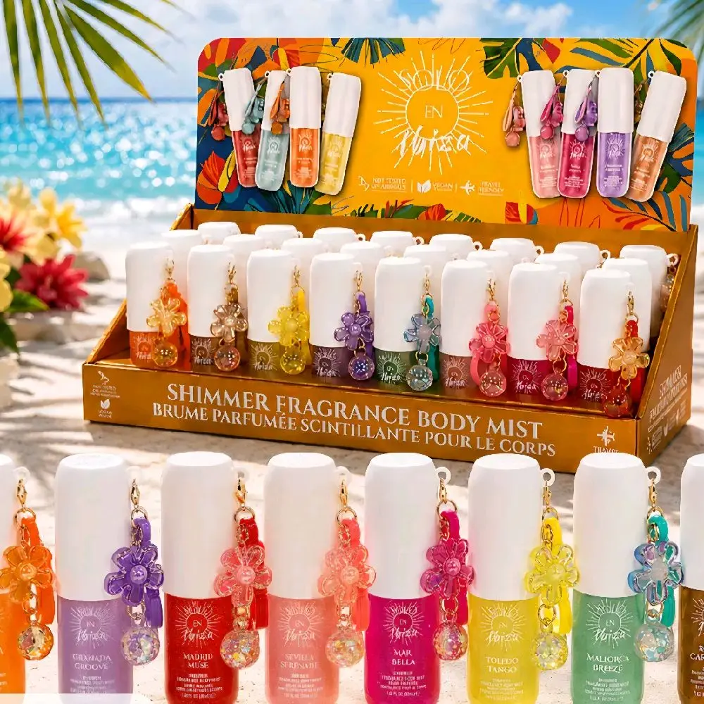 Sol En Ibiza Body Shimmer Mist with Keychain