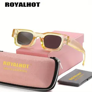 ROYALHOT Unisex Classic Vintage Full Frame Sunglasses Versatile Comfortable Square Frame Polarized Sunglasses UV400