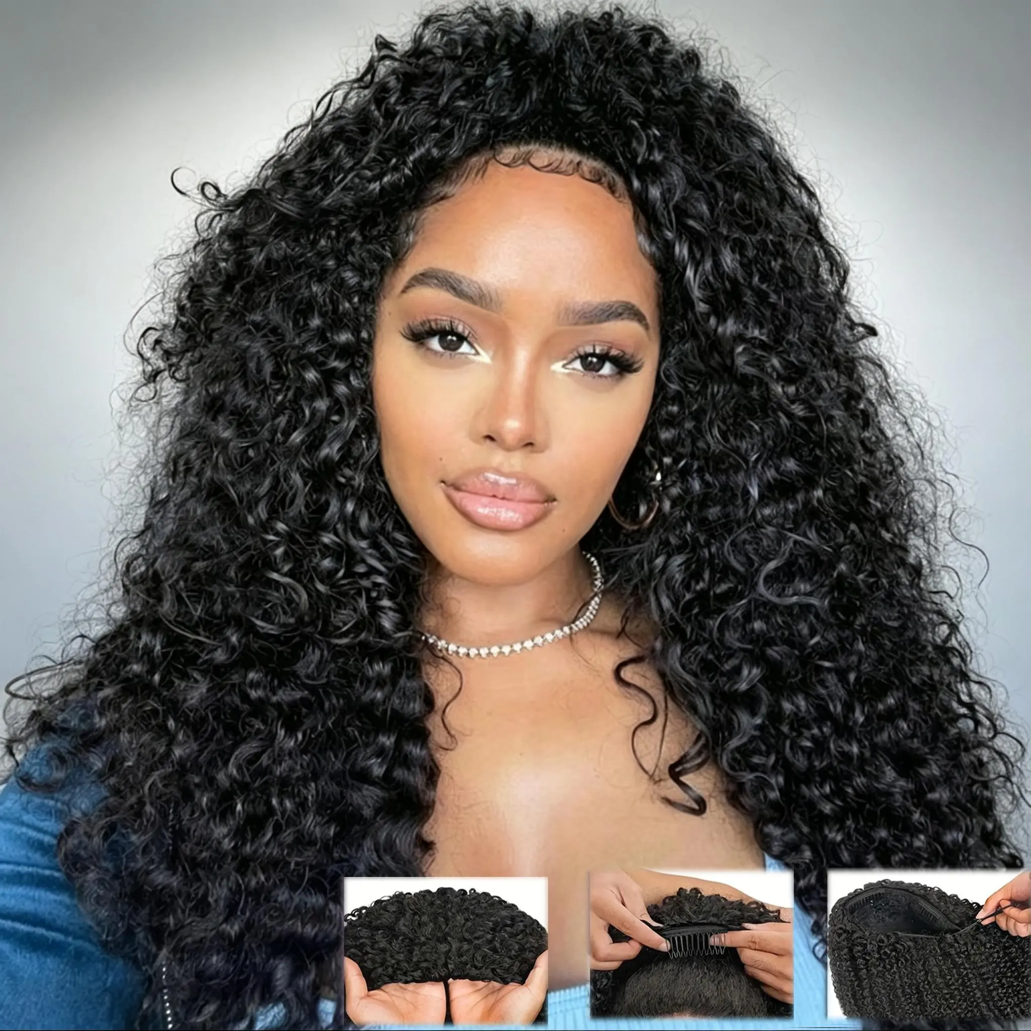 Half Wig-Kinky Curly