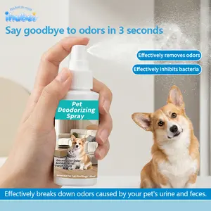 ihubei Pet Deodorizing Spray for Dogs & Cats Neutralizes Odors Eliminates Urine & Feces Smell Natural Cologne Scented Deodorizer