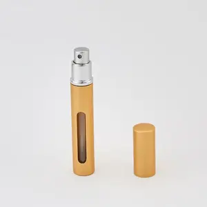 Portable Travel Perfume Bottle, 5ml Empty Spray Bottle, Refillable Cosmetic Dispenser, Sky Blue, Makeup Container