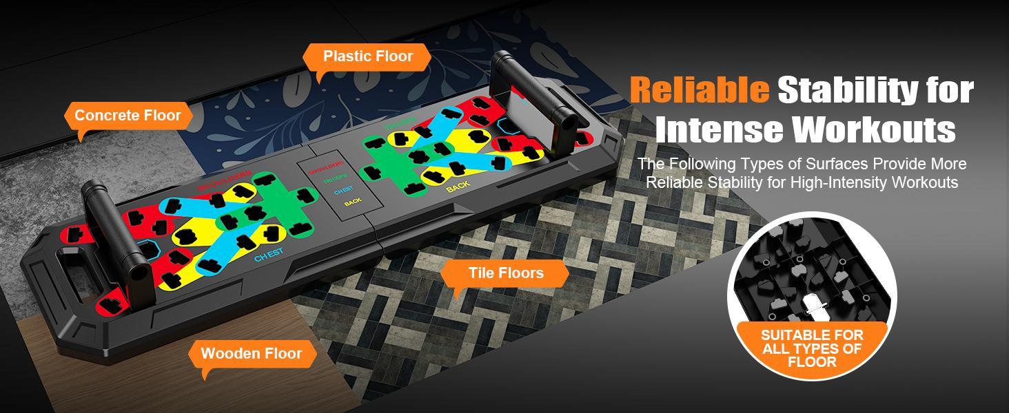 LALAHIGH Home Gym Kit, All-in-One Fitness Equipment with Push-Up Board, Resistance Bands with Bar, Pilates Bar, Pulley and Multi-Functional Training Board for Exercise Strength Training, Stable and Portable Home Workout Equipment