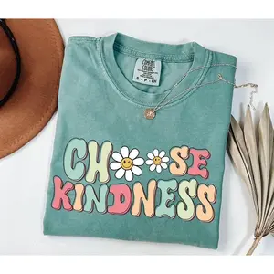 Comfort Colors Cute Teacher Shirt, Choose Kindness Shirt, Be Kind Teacher Shirt, Back to School Shirt,  Casual Relaxed Fit