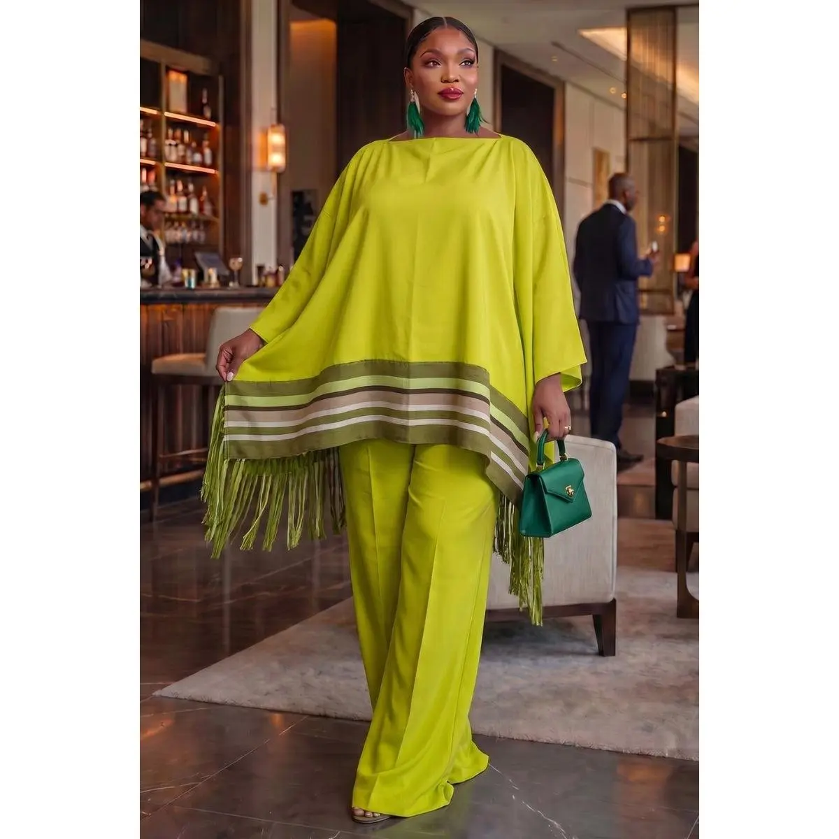 Ayanfe Luxe Set | Lemon green