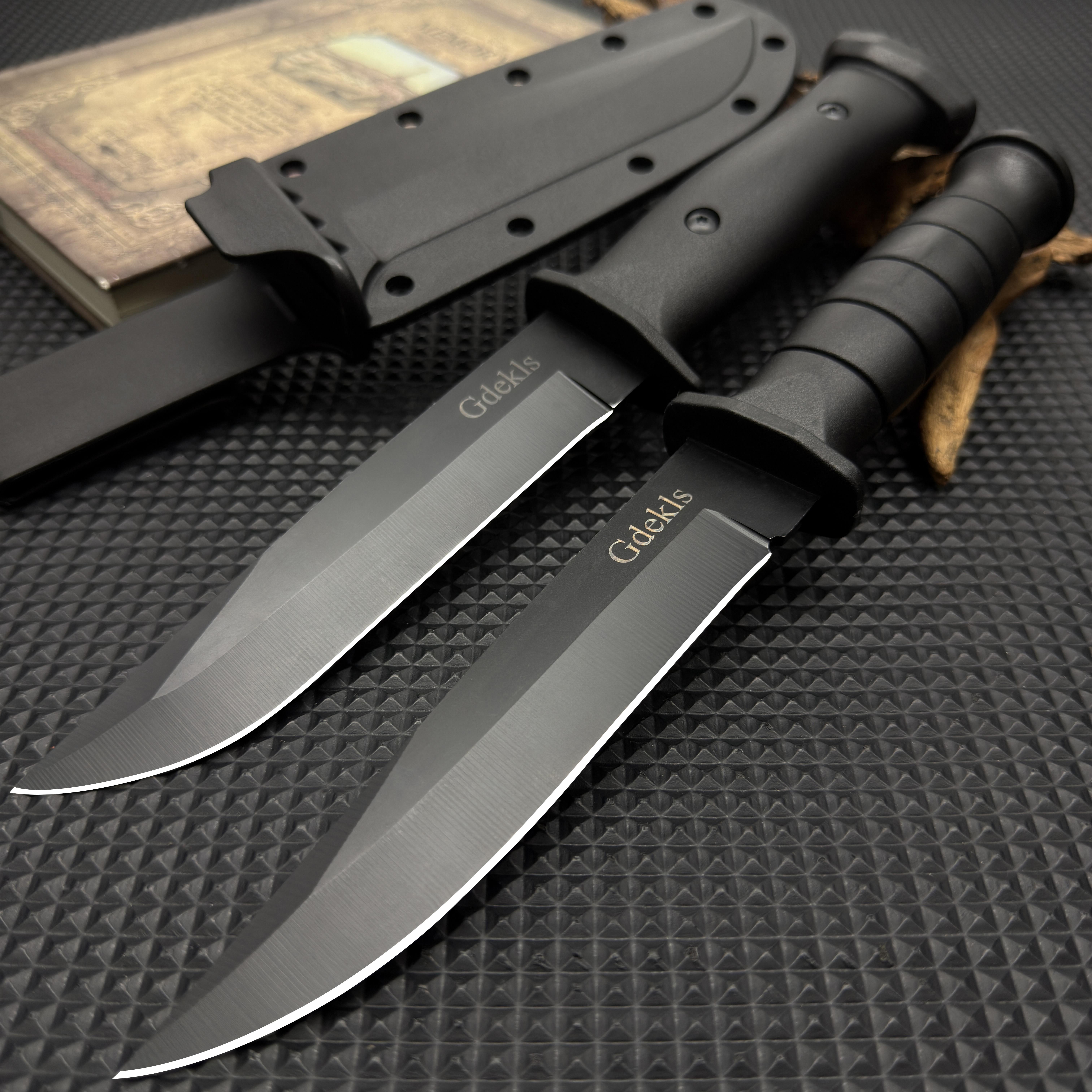 Multipurpose Fixed Blade Utility Knife, Sharp Kitchen Fruit Knife with Ergonomic Handle & Secure Sheath for Camping, Home Use