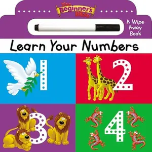 USED-The Beginner's Bible Learn Your Numbers: A Wipe Away Book by The Beginner's Bible (Board book)