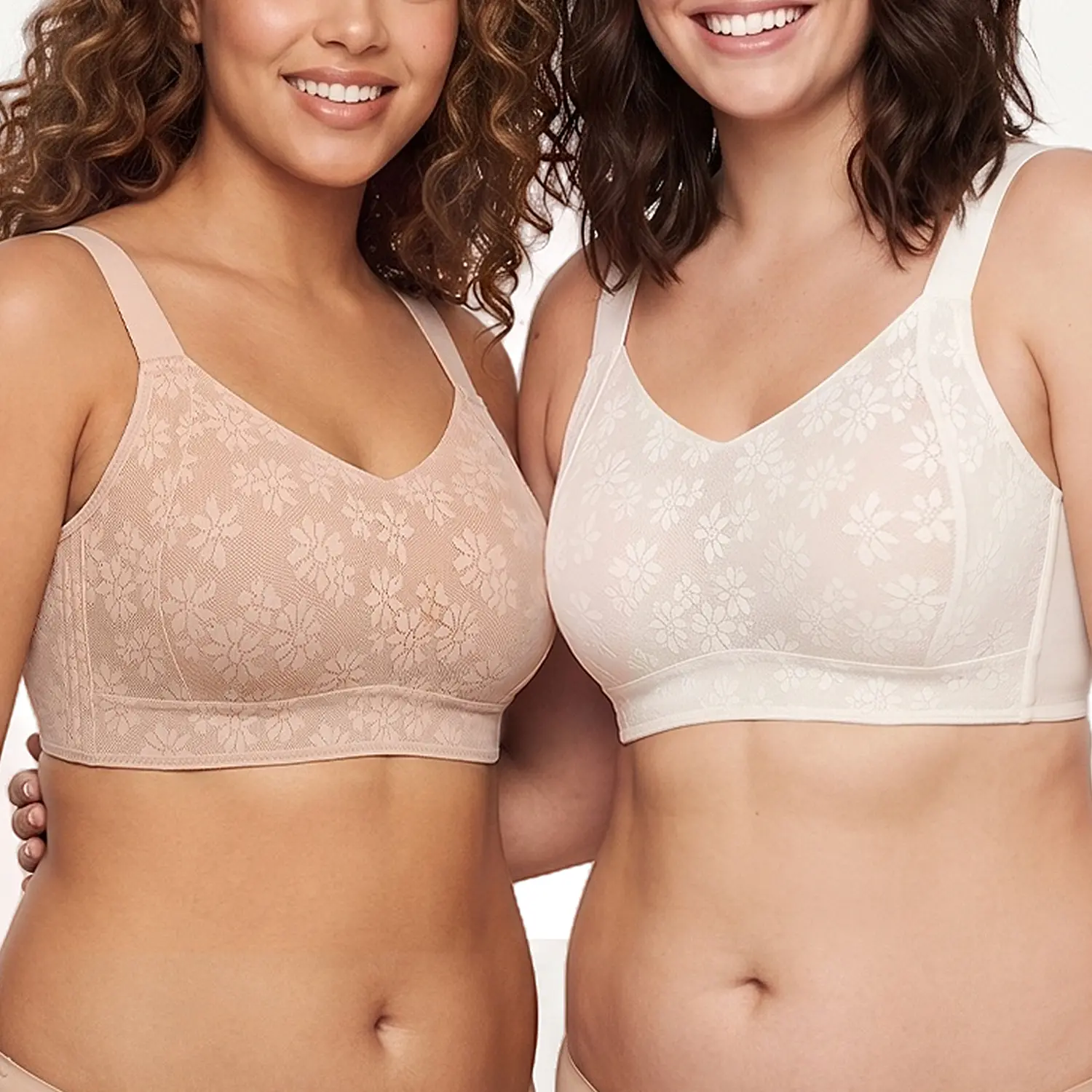 Breathable Thin Full-Cup Bra for Women – Wire-Free, Anti-Sagging, Invisible Lift & Seamless Minimizing Design