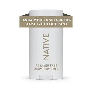 Native Sensitive Solid Deodorant for Men & Women Sandalwood & Shea 2.65oz - New