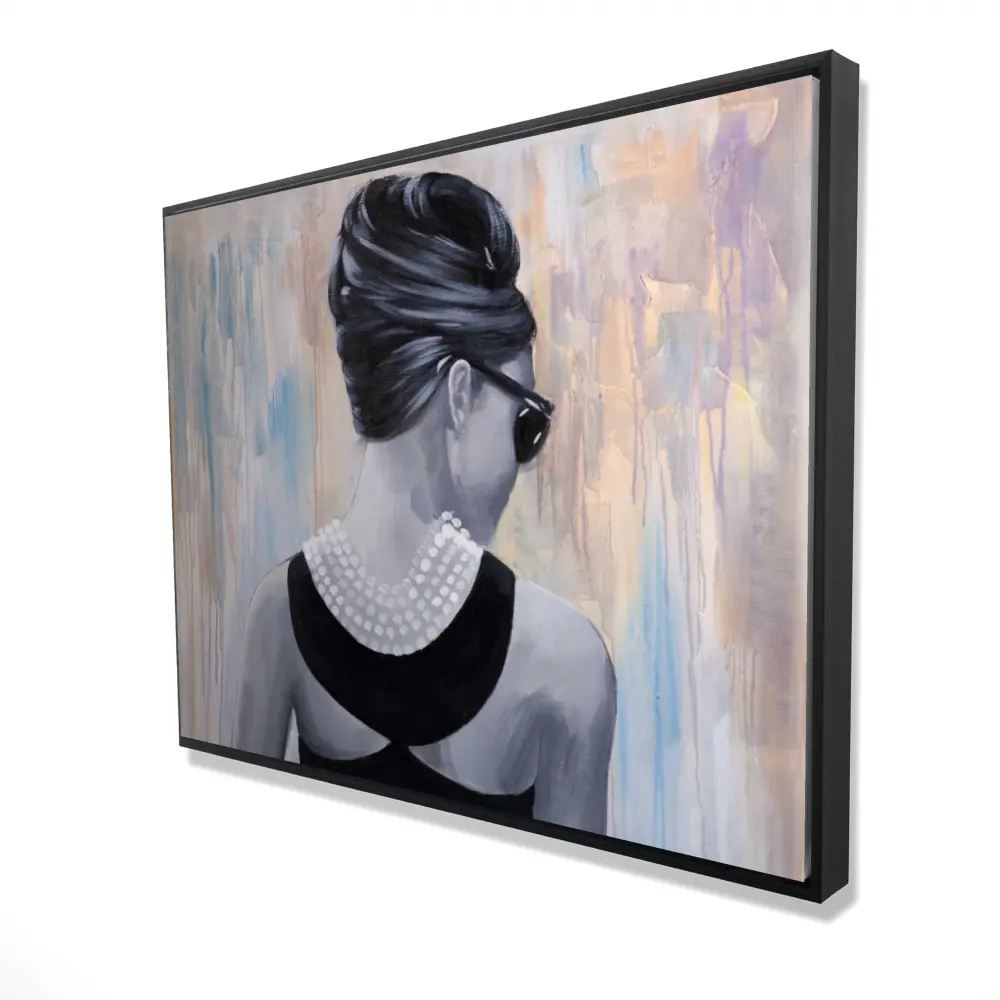 360 Stand Audrey Hepburn Romantic Scene Framed Wall Artwork Photo, 36x48 in, Artistic Home Decor, Ideal Gift for Bedroom, Decoration, Room Inspo, Home Goods Finds