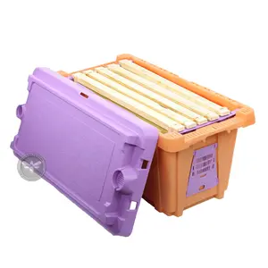 Pro Nuc 5-Frame Plastic Nuc Box - Versatile Storage Solution for Beekeepers with Reversible Lid & Easy Ventilation - Durable Polypropylene Material - Eco-Friendly Recyclable Design - Organiser