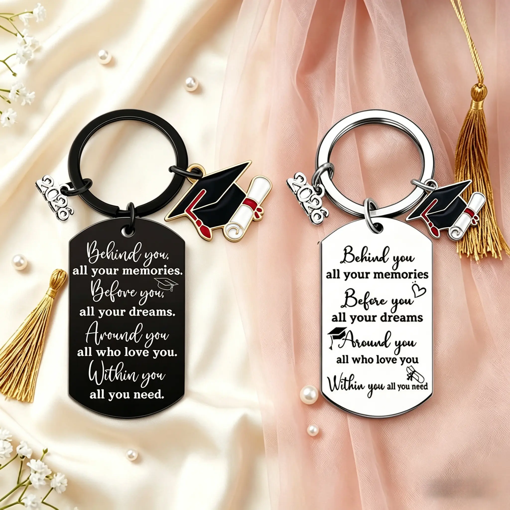 Class of 2026 Gifts Keychain 2026 Graduation Gifts for Her Him Senior High School College Graduation Gift