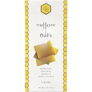 Yellow Beeswax Bars (6 oz) |  Pure,  Grade, Triple-Filtered Beeswax for DIY  Care, Lip Balm, Lotion and Candle Making (1 oz Bars - Pack of 6)
