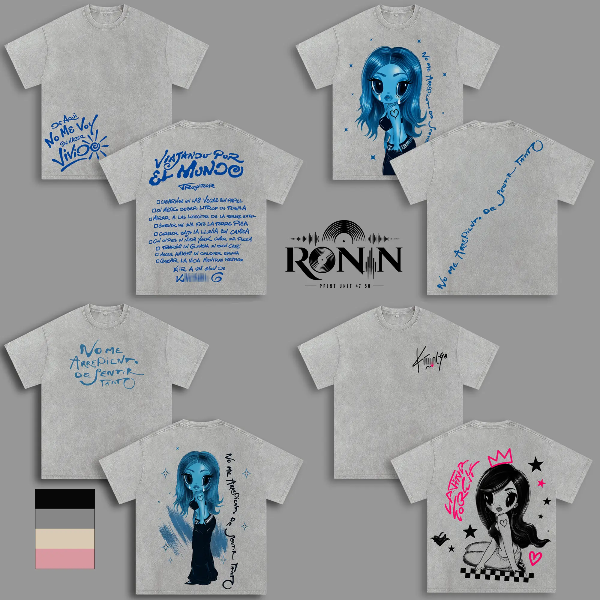 New Album Karol-G No Me Arrepiento de Sentir Tanto T-Shirt, Two-Sided Latin Music Graphic Tee, Premium 100% Cotton Concert Shirt, Reggaeton Tour Merch