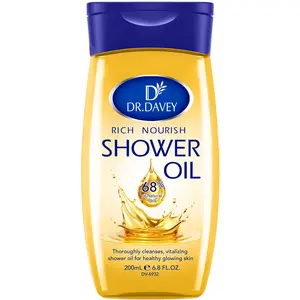 Dr.davey 200ML Rich Nourishing Shower Oil, Moisturizing and Hydrating Body Care for Men & Women, Suitable for All Seasons, Travel-Friendly, Moisture, Shower Products