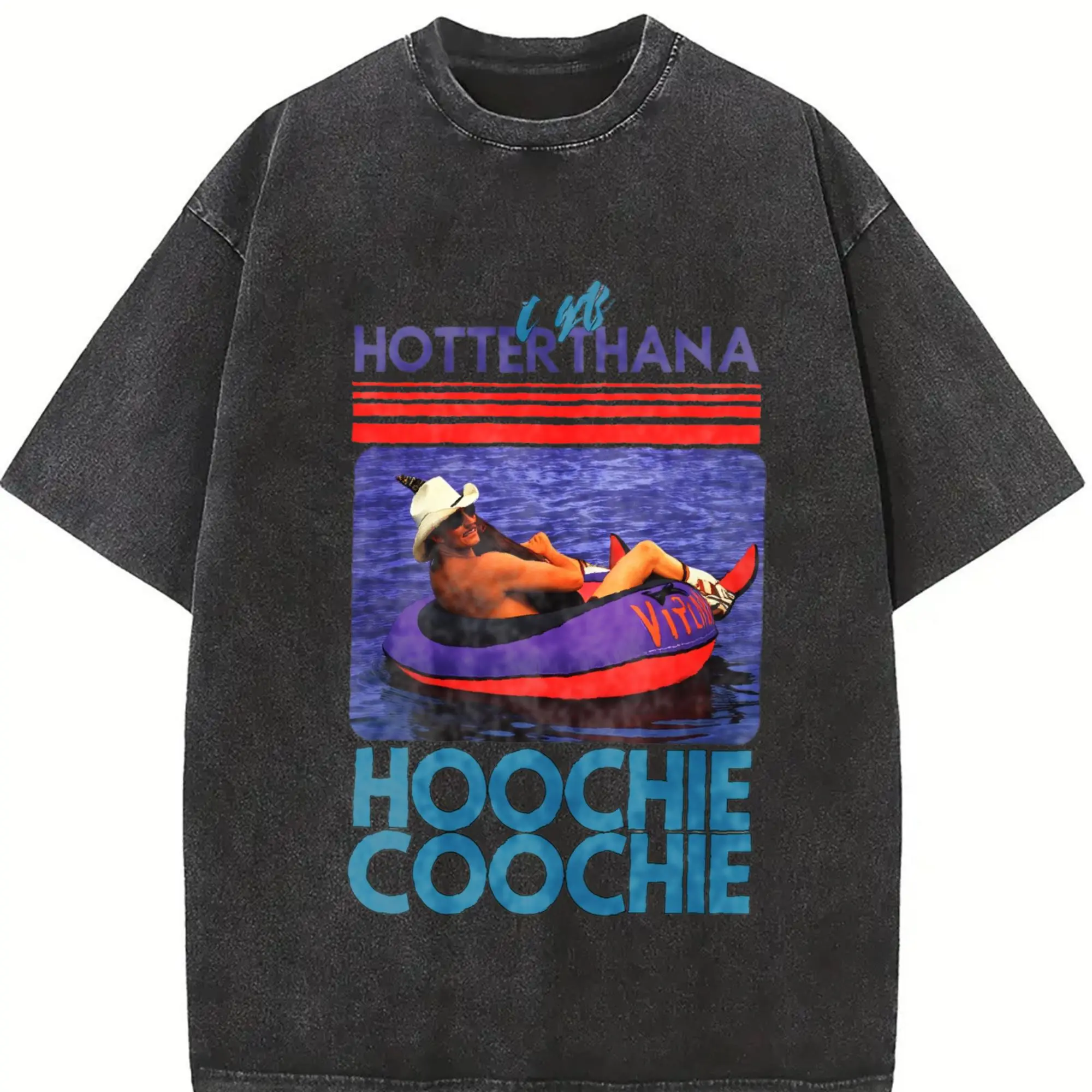Hotter Than A Hoochie Coochie Two Sides Tshirt Sweatshirt Hoodie, Chattahoochee Jackson Country Song, Summer Shirt, Unisex Sweater Pullover Tee