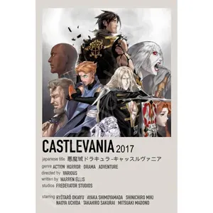 Castlevania Anime Polaroid Inspired Keychain