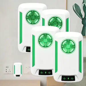 4Pack US Plug-in Power Adapter with Indicator Light, Compact Portable Design, 90-250V Wide Voltage for Home Office Electrical Devices