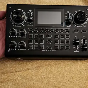 【US】Ideanthro C200 PRO-P15 Sound Card Kit | Dual-core DSP | Audio mixer with dual microphone and headphone connectivity | Adjustable tone and voice changer | Streaming equipment for PCs and mobile devices