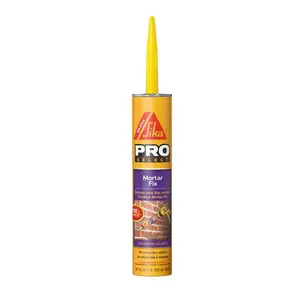 212 MAIN Sika Pro Select 10.1 oz Select Polyurethane Mortar Joint Caulk Sealant, Gray, Moisture Resistant for Floor/Walls, Caulking - Pack of 12