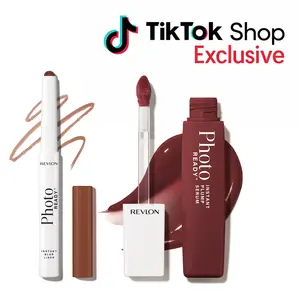 Revlon TikTok Shop Exclusive PhotoReady Lip Bundle: Instant Plump Serum Gloss & Instant Blur Liner