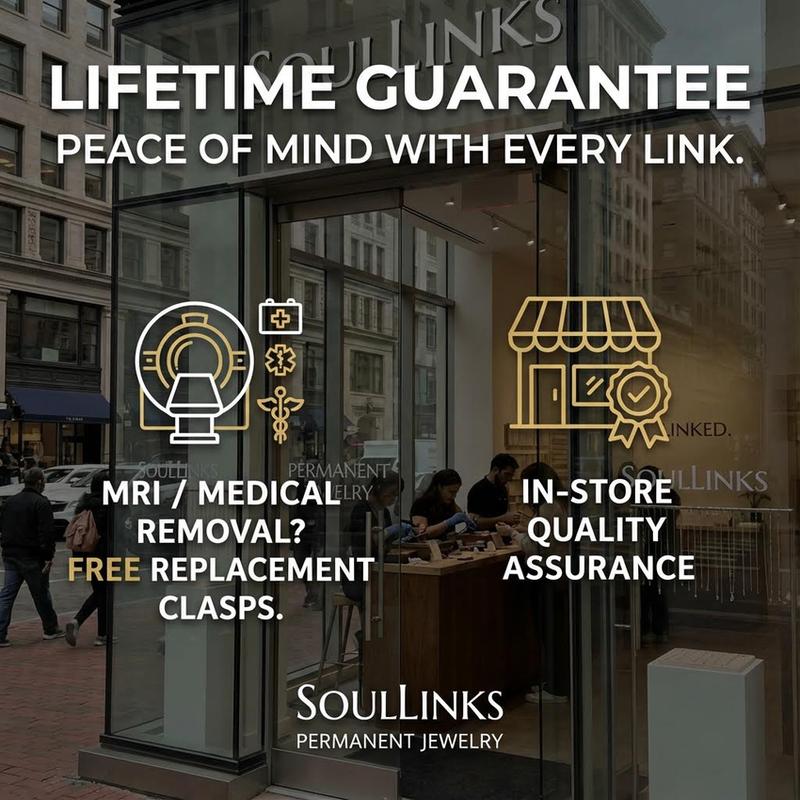 【Fast Shipping】Soullink Permanent Couples Bracelets with Special Clasp - Perfect Date Night Gift for Anniversary and Birthday