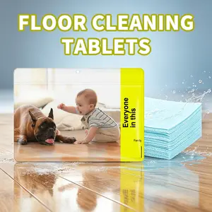 Multi-Purpose Floor Cleaning Tablets - Dissolve in Water, Use for Floor, Wall, Car, Home Care Supplies zepto ilet cleaner romalaundry powder nanodrain ex or stuff active clean