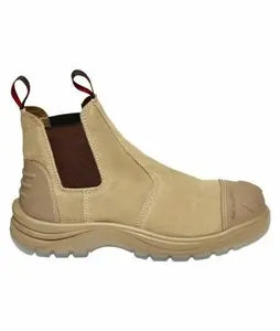 KingGee Mens Wills Suede Heat Resistant Outsole Safety Work Boots Comfort K25552