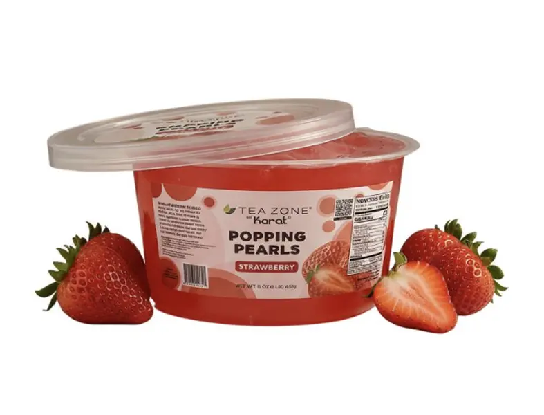 Strawberry Popping Pearls - 1lb Drinks Toppings