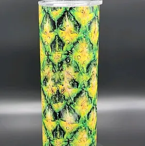 Upside Down Pineapple Discreet iykyk 20oz Stainless Insulated Tumbler with Leak Proof Lid, Metal Straw & Plastic Straw, Custom Tumbler Design - Water Bottles, Portable, Bottles, Mug, Bottled, Drinkware, Flasks
