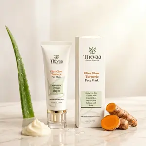 Turmeric Face Mask – Hydrating Glow Mask with Aloe Vera, Hyaluronic Acid & Shea Butter (100g / 3.38 fl oz)