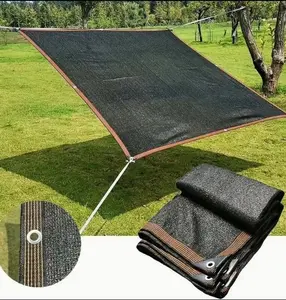 90% Blackout Cloth (Black) - 10 x 13ft UV-Resistant Mesh Shade Net with Reinforced Rivets,Heavy Duty,Tear & Fade Resistant,Suitable for  Easter Outdoor Party/Outdoor Adventures / Camping / Garden / Patio / Greenhouse