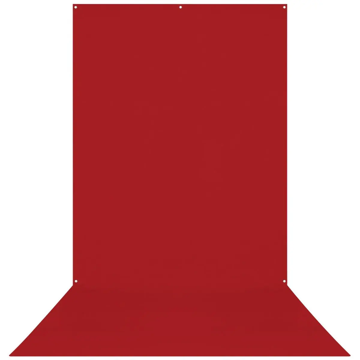 Westcott 5x12' Large X-Drop Wrinkle-Resistant New Fabric Solid Drawstring Backdrop, Scarlet Red, Camera Accessory for Photographers
