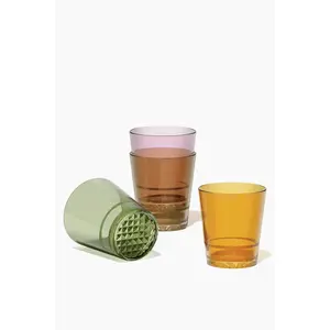 Old Fashioned Glasses - Set of 4 Mixed Colors