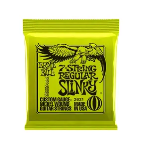 Ernie Ball Regular Slinky 7-String Nickel Wound Electric Guitar Strings - 10-56