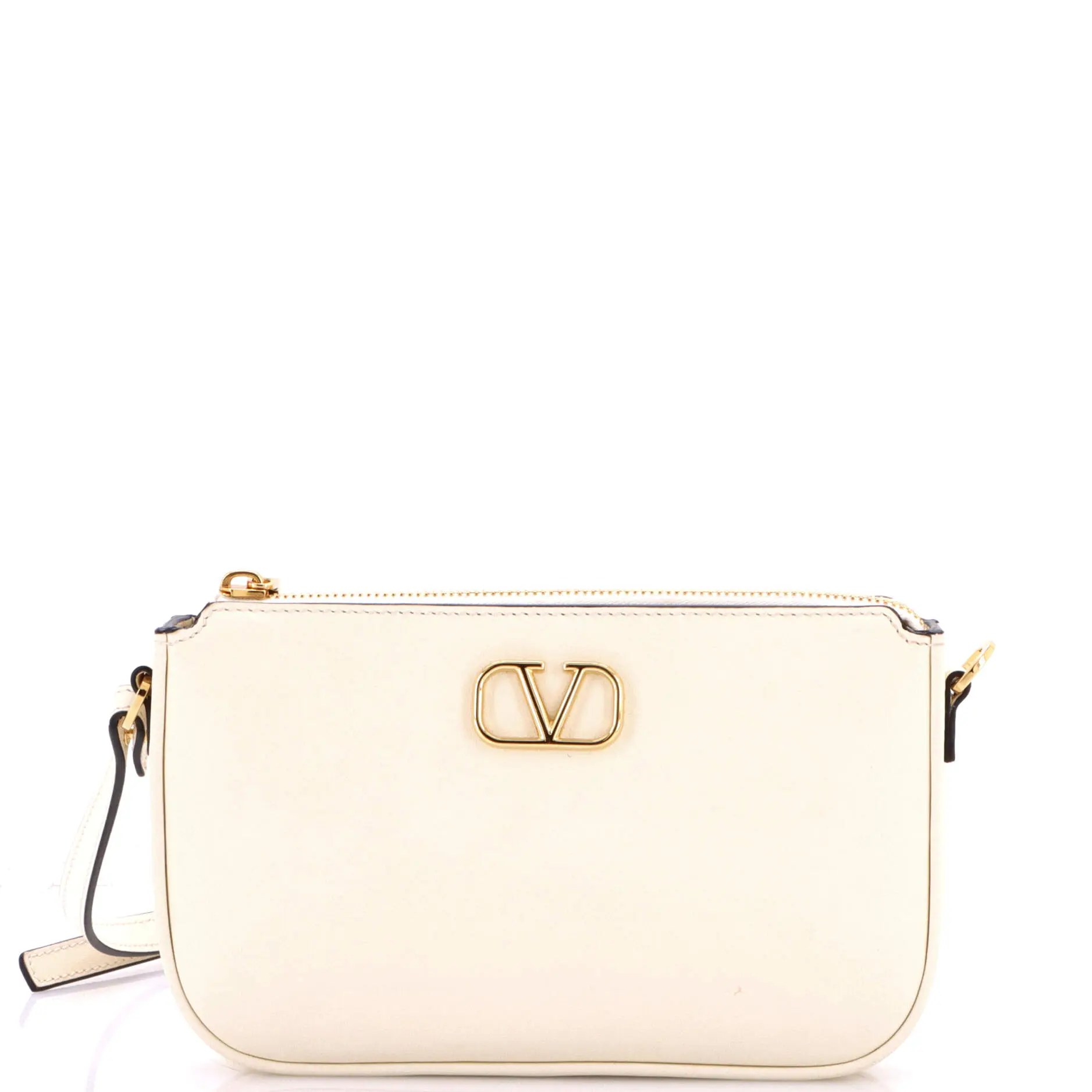 Pre-owned Valentino Leather Crossbody Bags Garavani VLogo Convertible Crossbody Bag Mini
