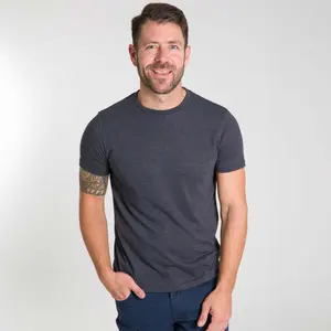 Heather Charcoal Crew Neck Tee